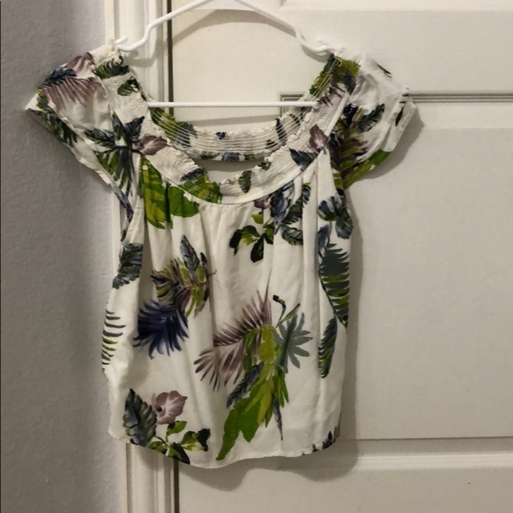 A blouse that’s multi-colored